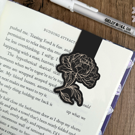 Midnight Bloom - Magnetic Bookmark
