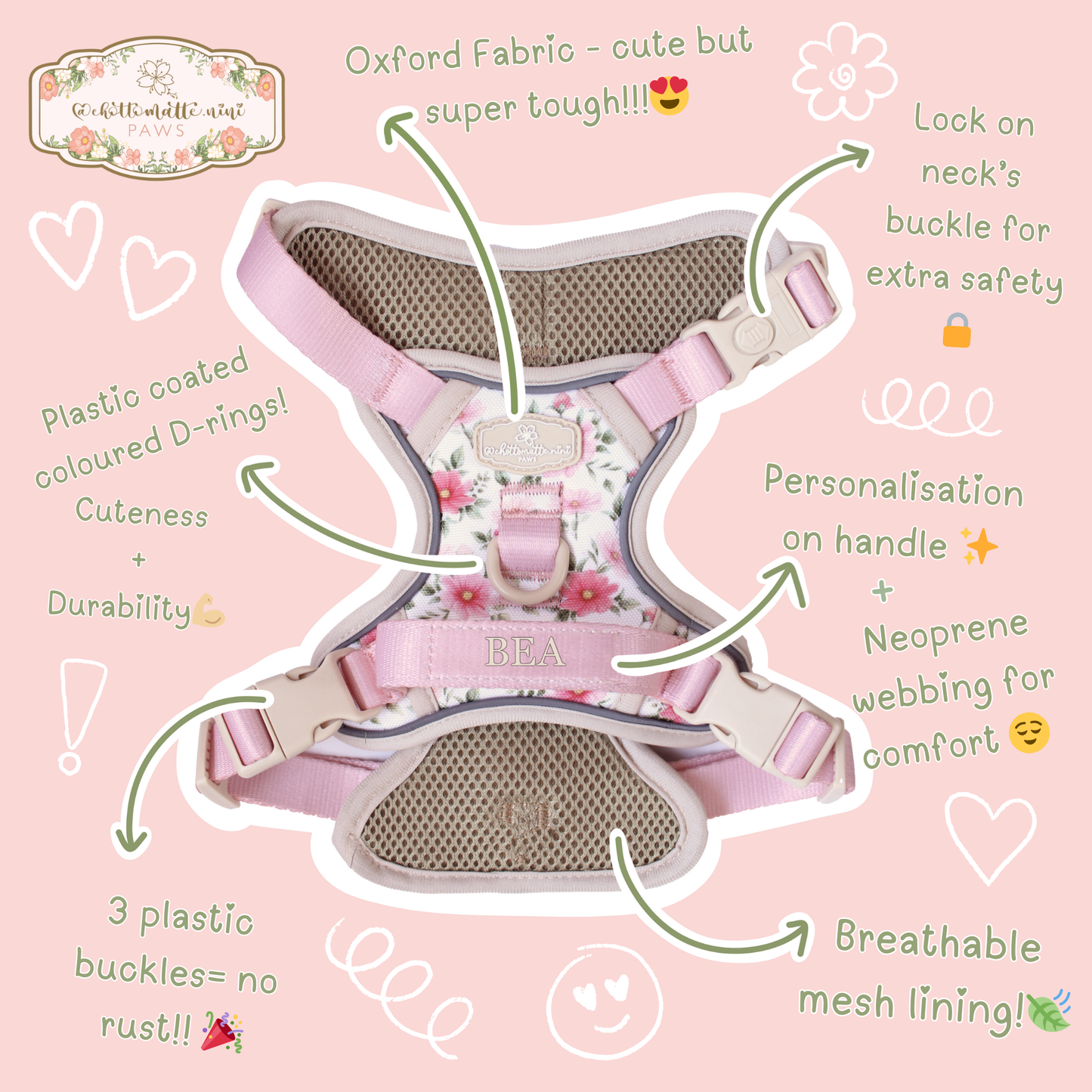 Spring Garden Bespoke Treks Harness