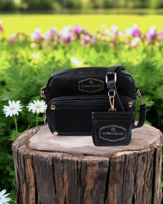 Black Dog Walking Bag + Trick or Treat Pouch