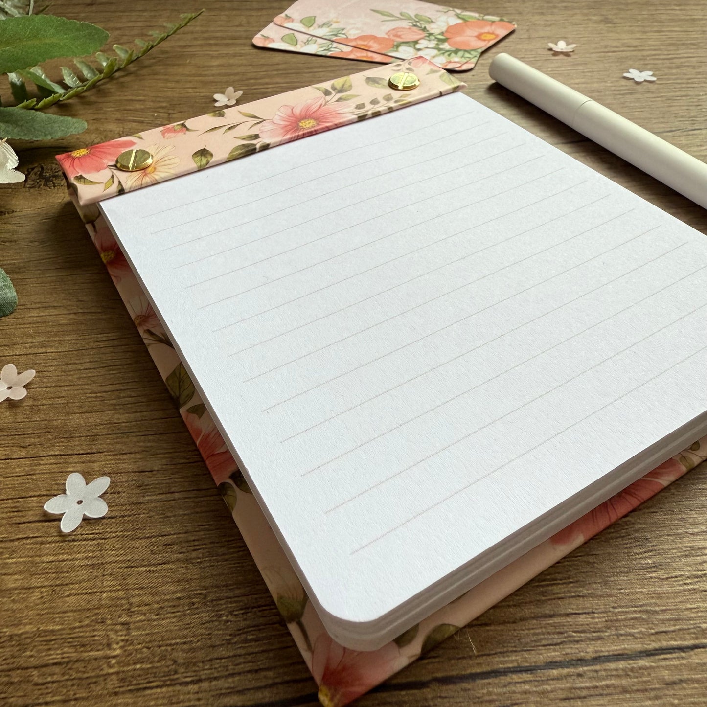 Midnight Bloom - Refillable Notepad