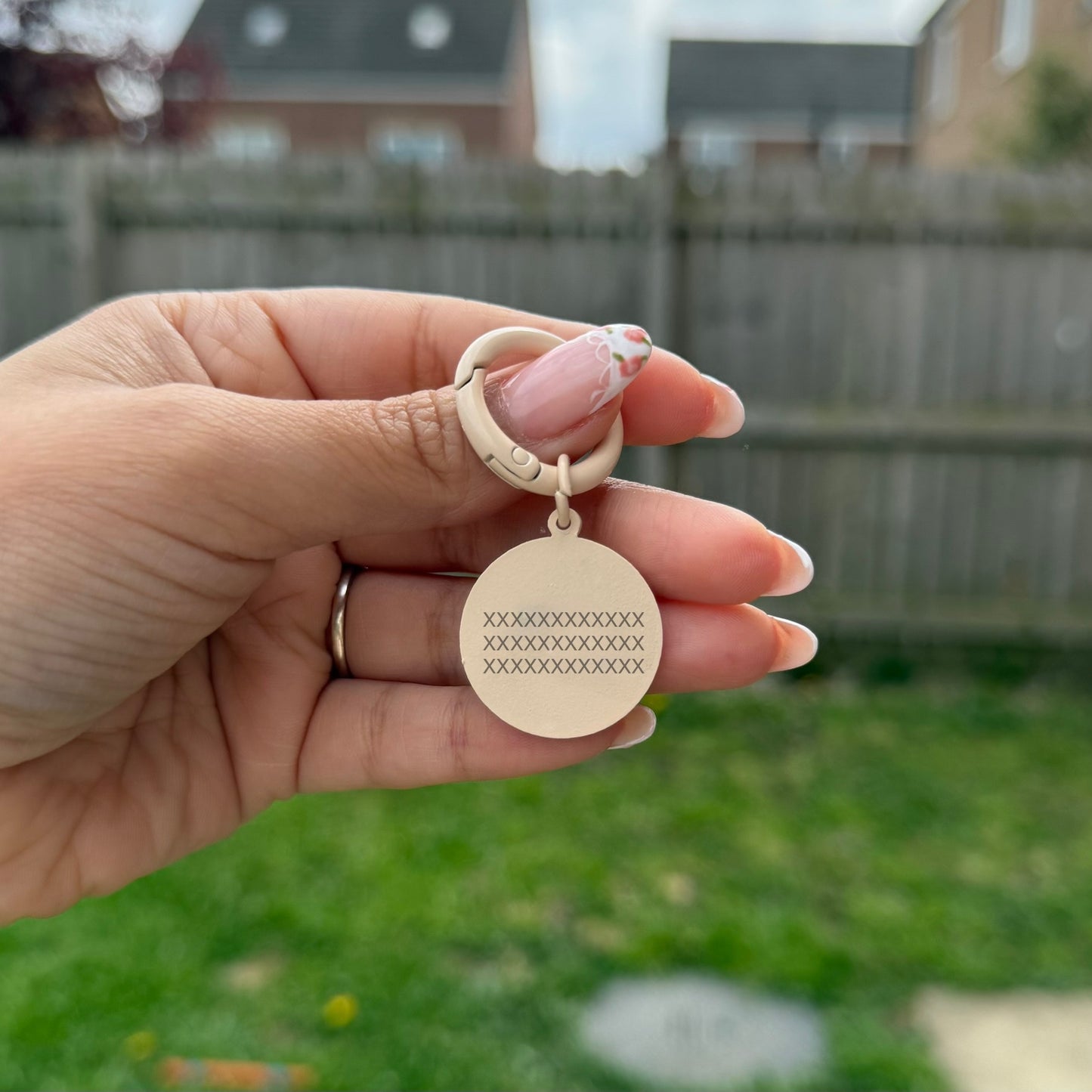 ID Tag Midnight Bloom (Full Black Version)