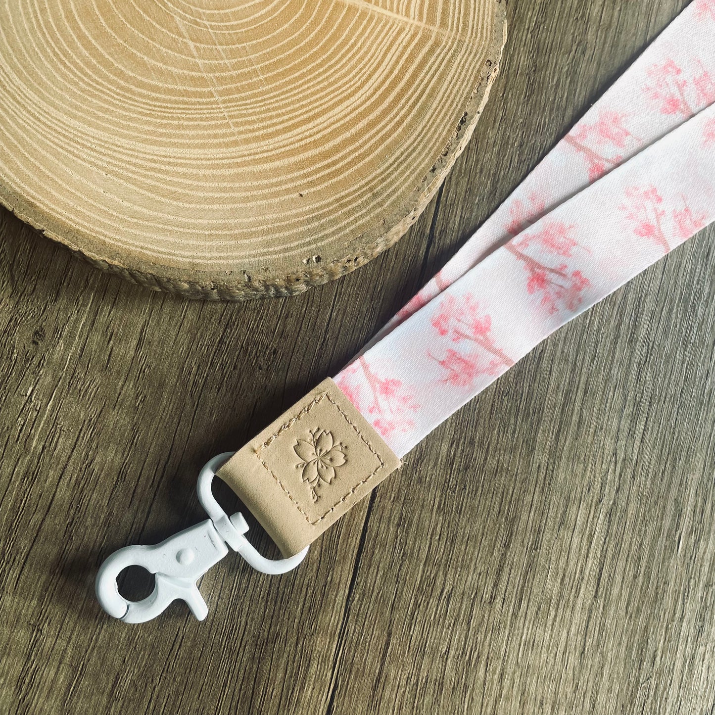 Cherry Blossoms Lanyard
