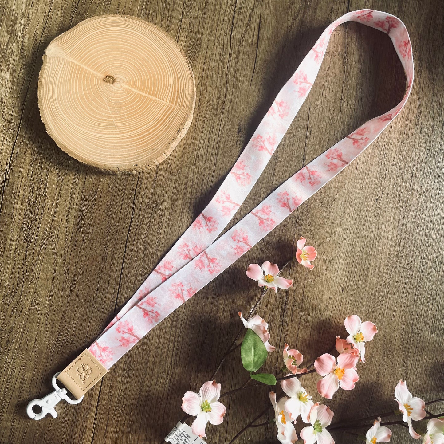 Cherry Blossoms Lanyard