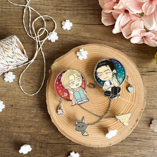 Dawn or Dusk - On or Off Enamel Pins