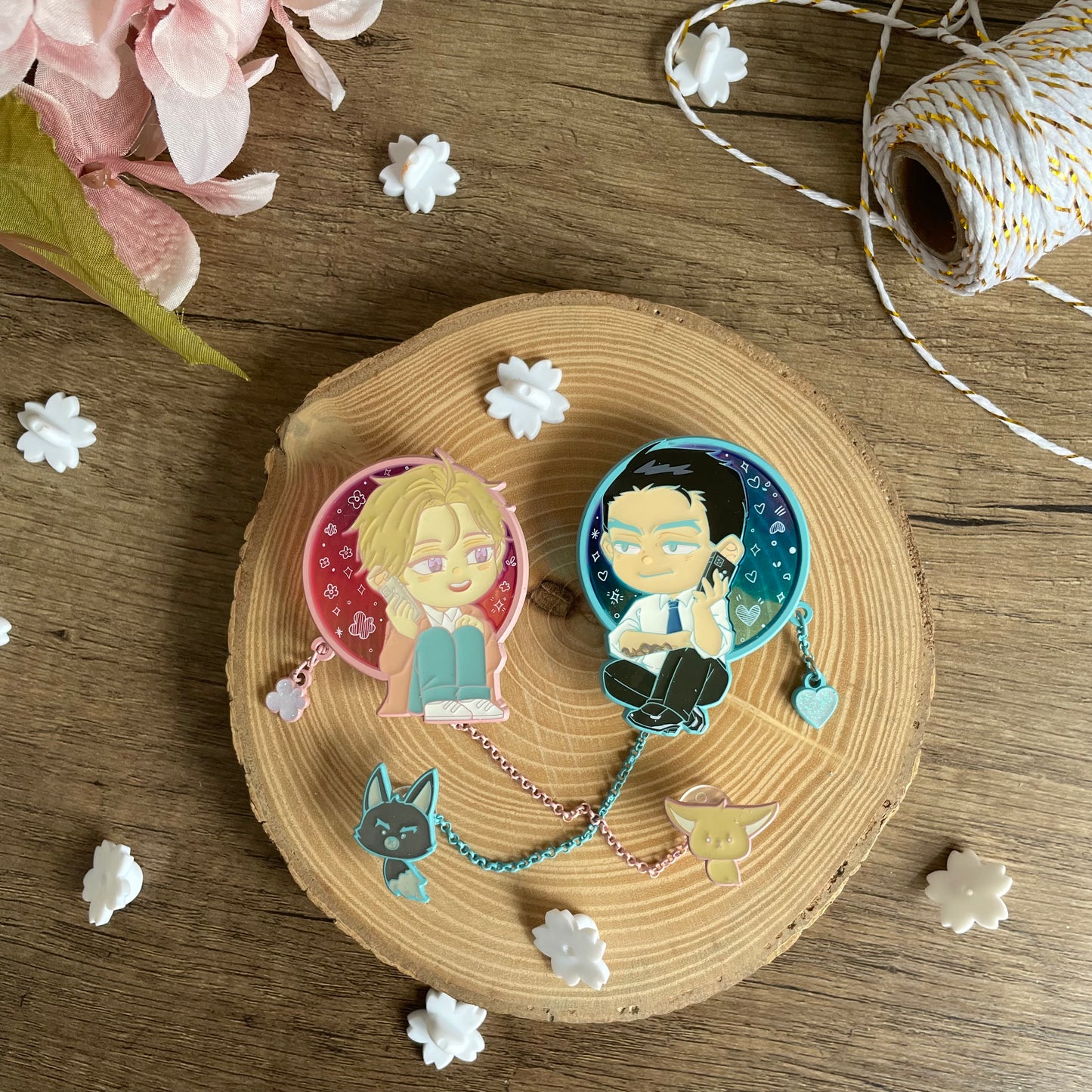Dawn or Dusk - On or Off Enamel Pins