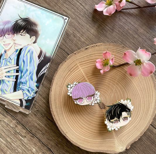 Nemu x Maya - Spring Boys Couples Enamel Pins