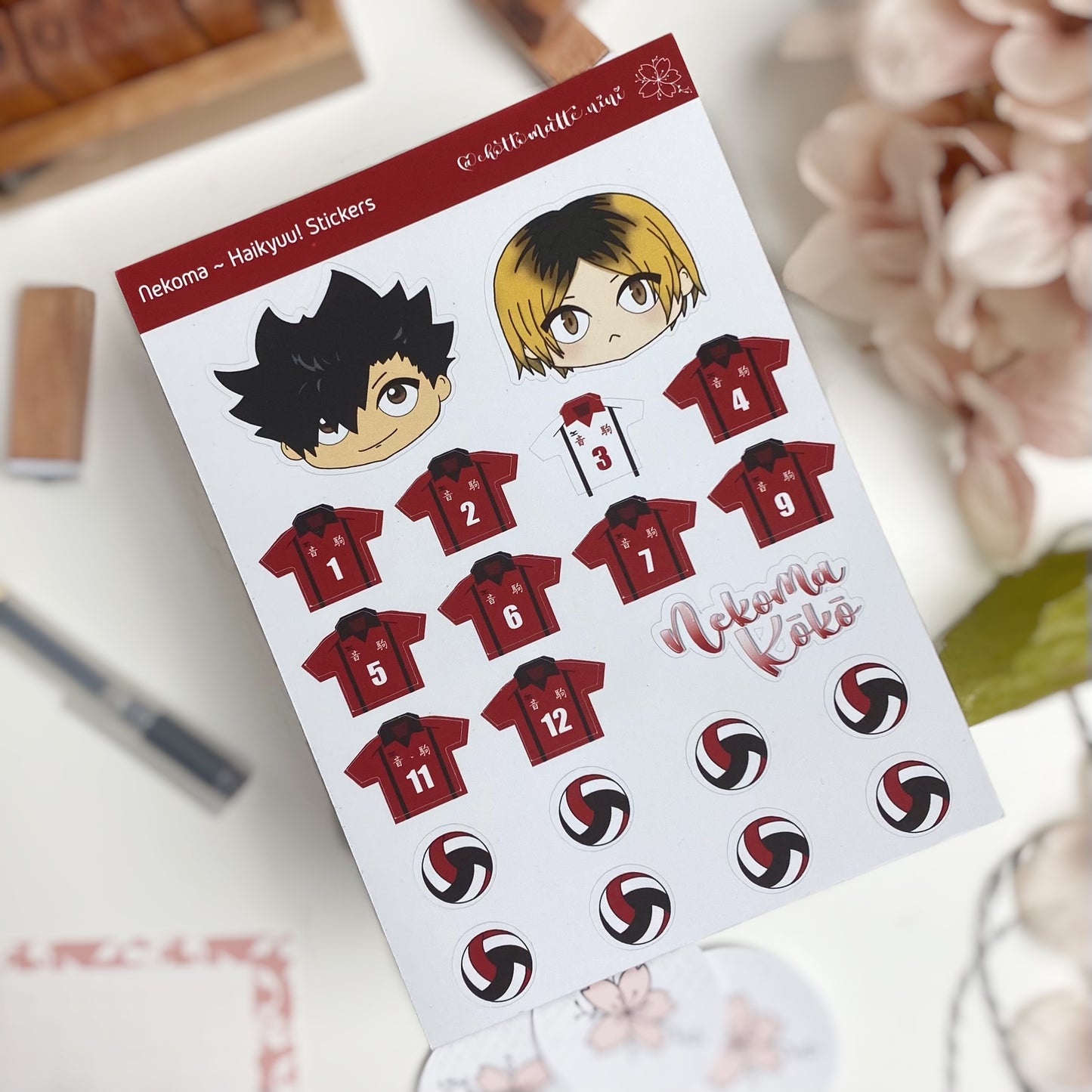 Haikyuu! Sticker Sheet