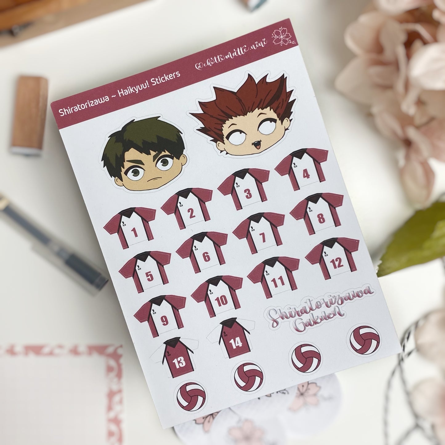Haikyuu! Sticker Sheet