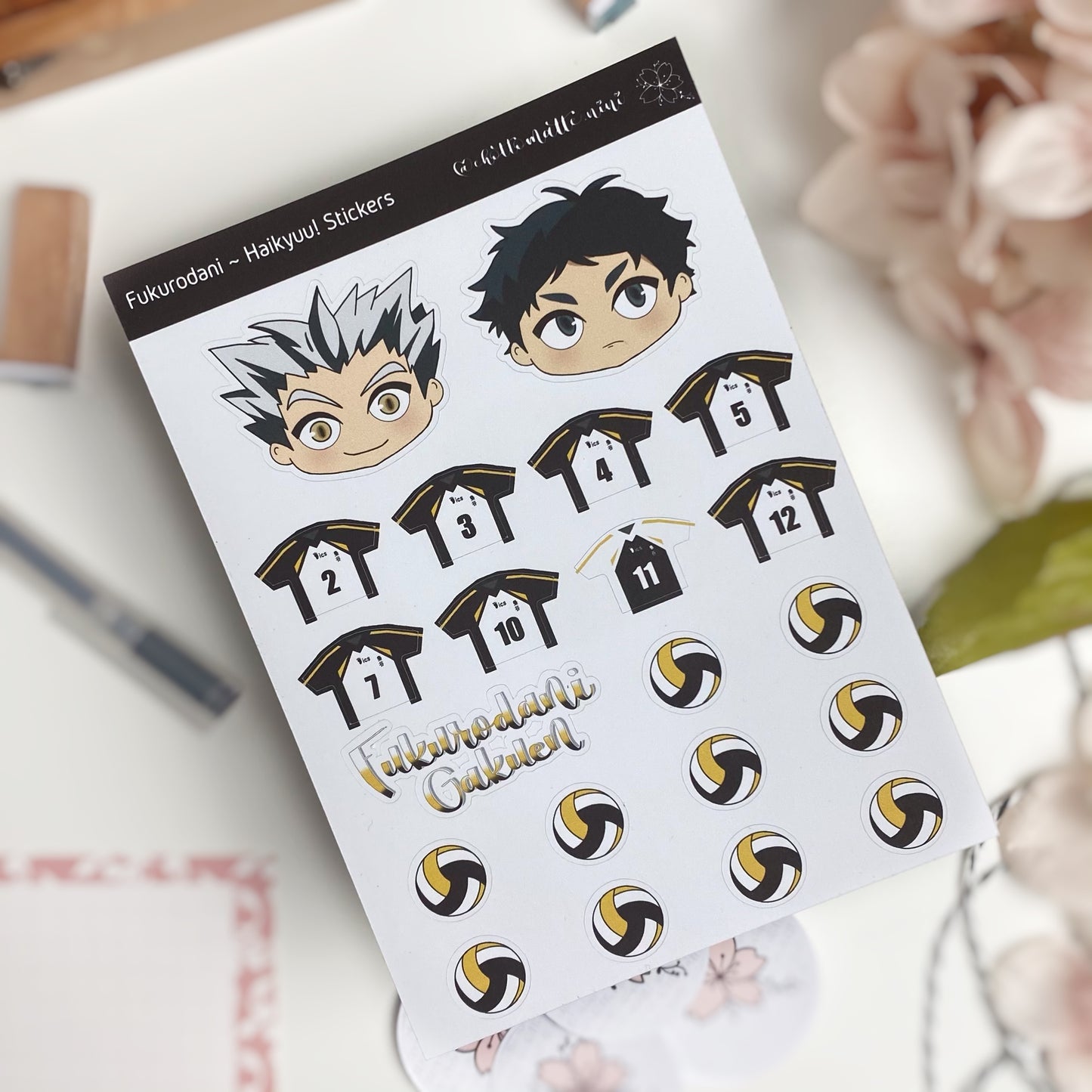 Haikyuu! Sticker Sheet