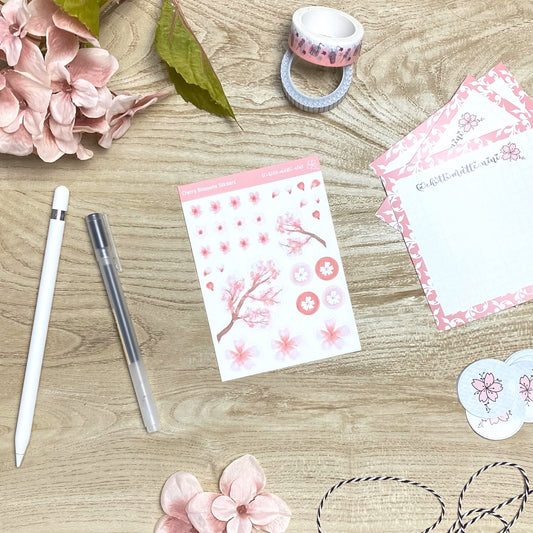 Cherry Blosoms Sticker Sheet