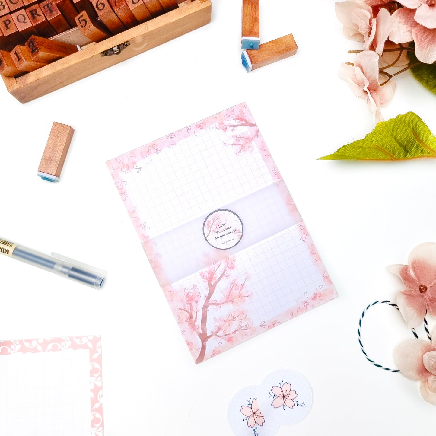 Cherry Blossoms Memos