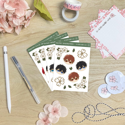 Spring Boys Sticker Sheet