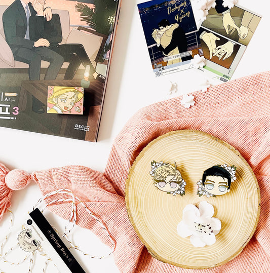 Yiyoung x Daehyung - Spring Boys Couples Enamel Pins