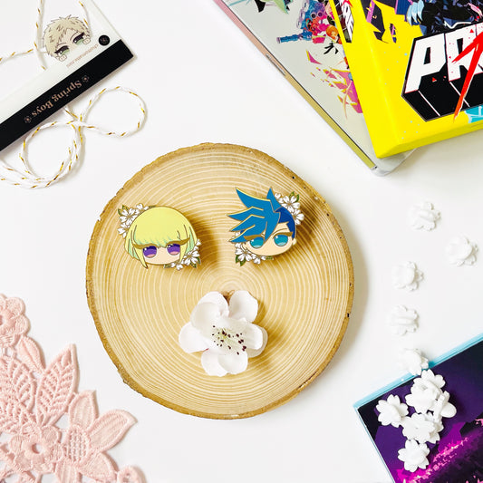 Lio x Galo - Spring Boys Couples Enamel Pins