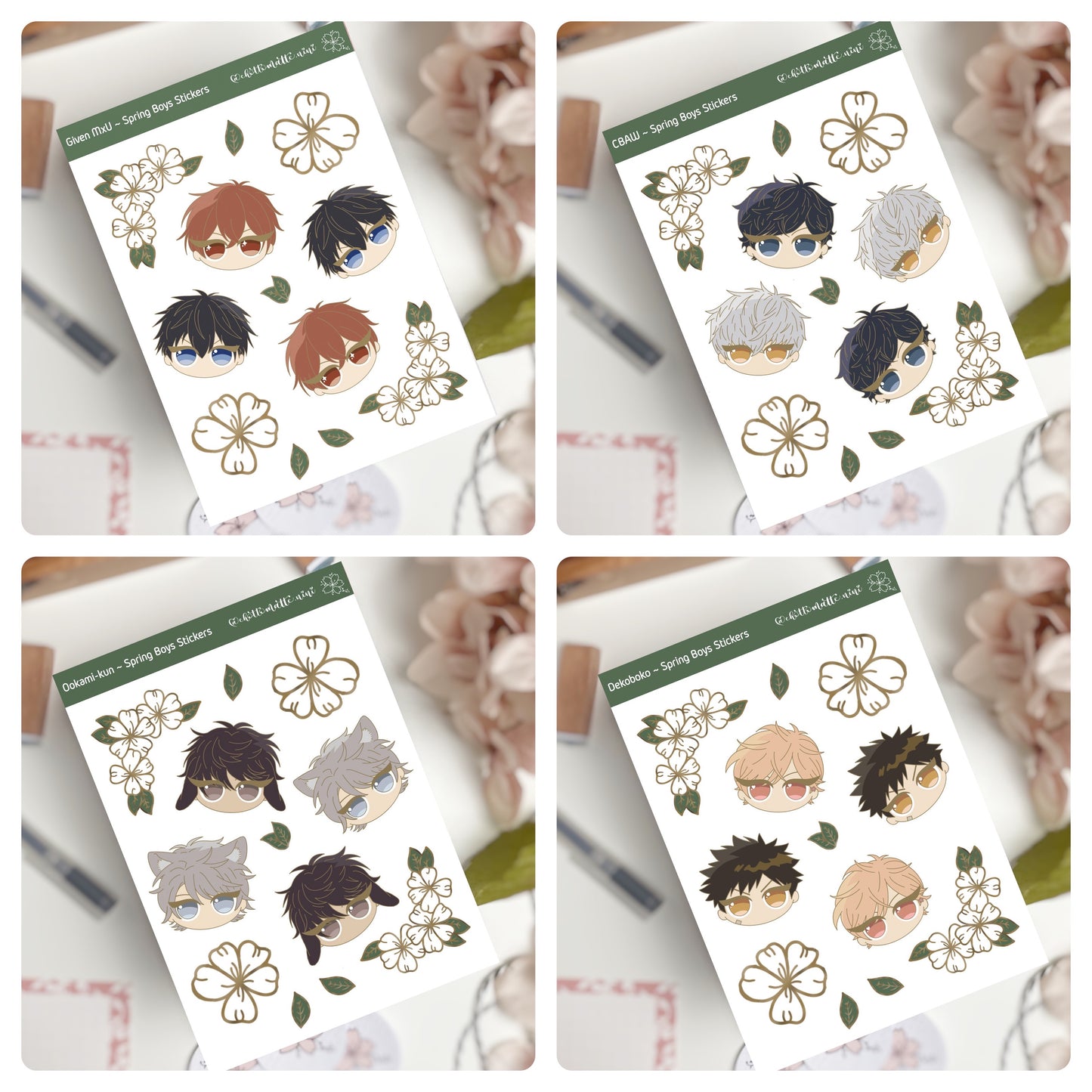 Spring Boys Sticker Sheet