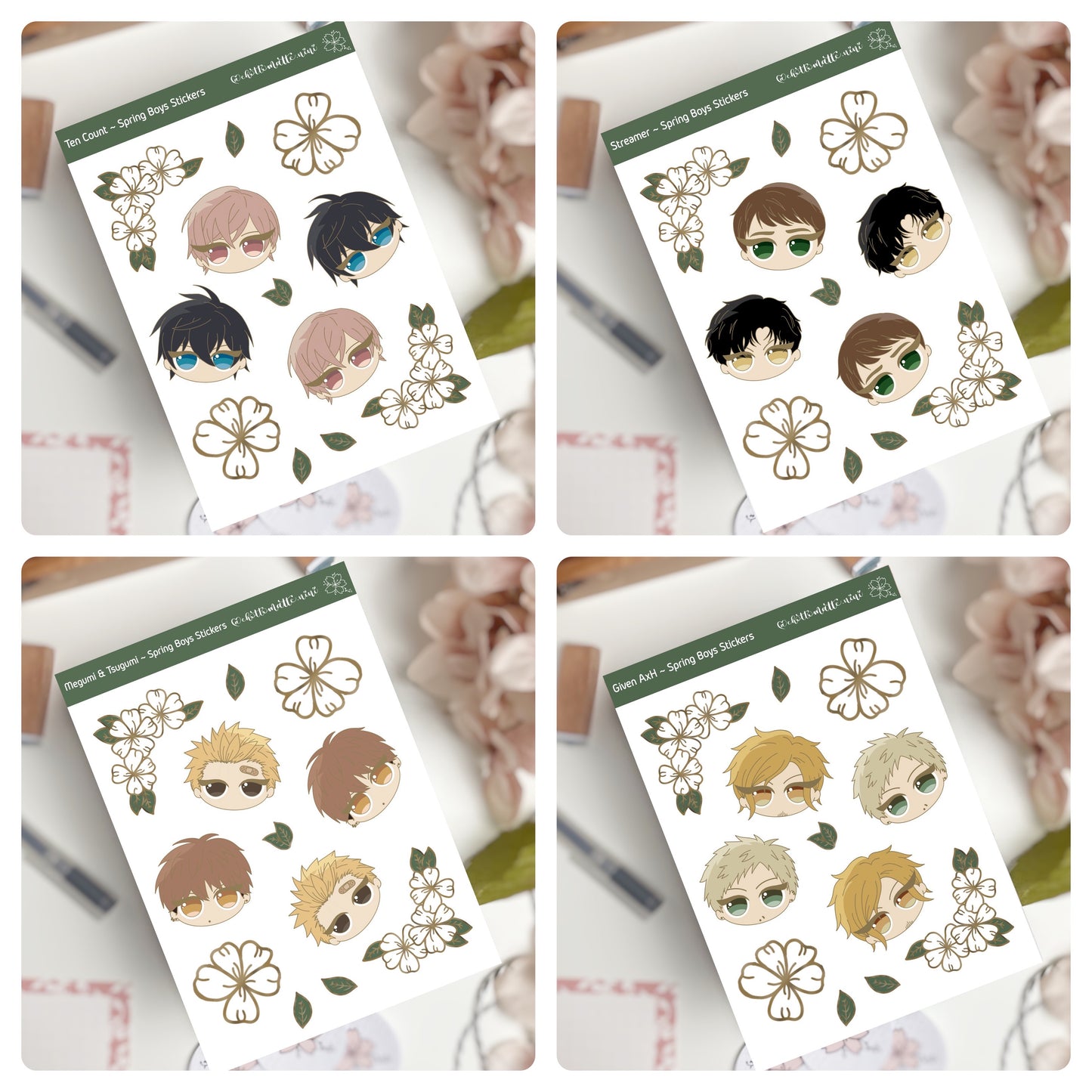 Spring Boys Sticker Sheet