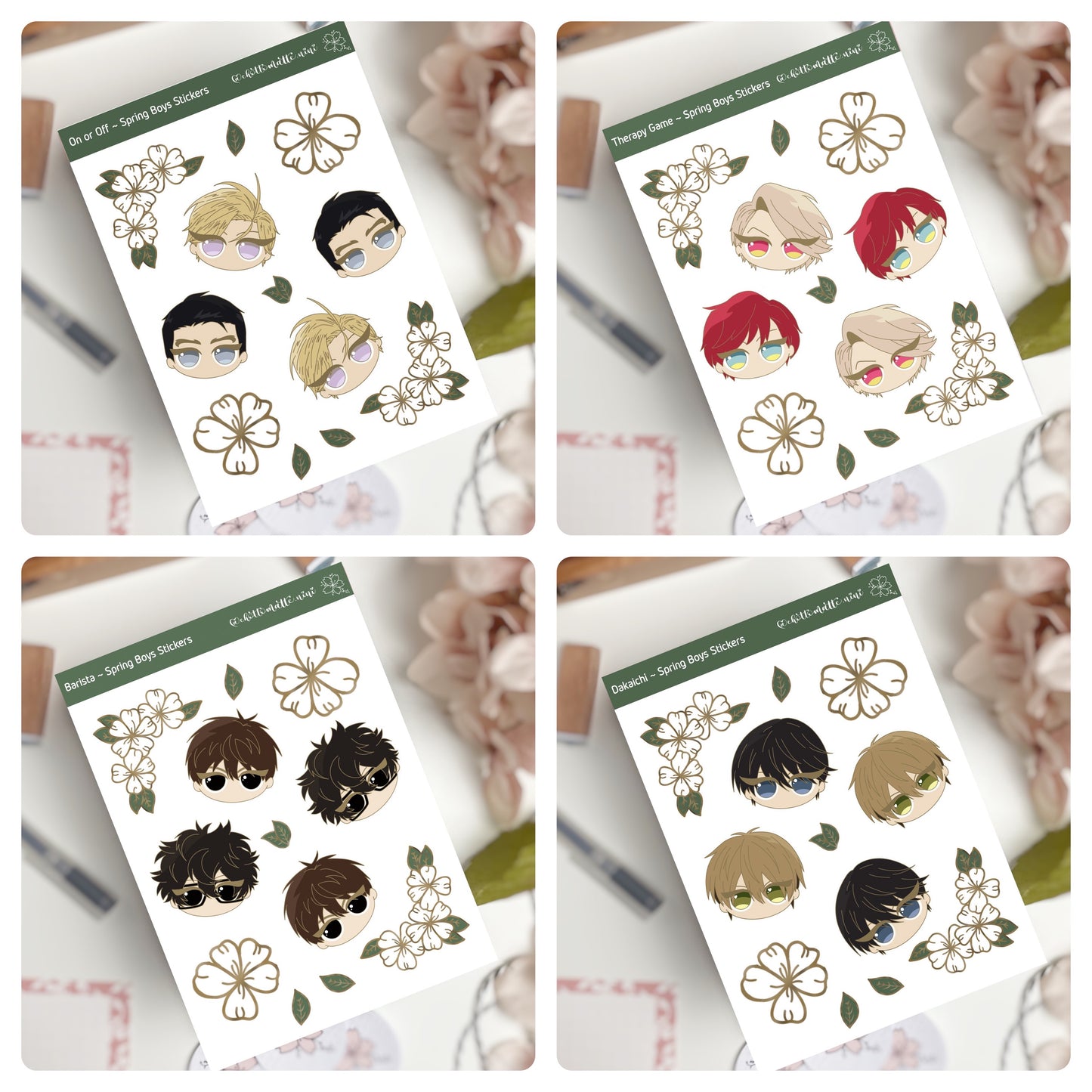 Spring Boys Sticker Sheet
