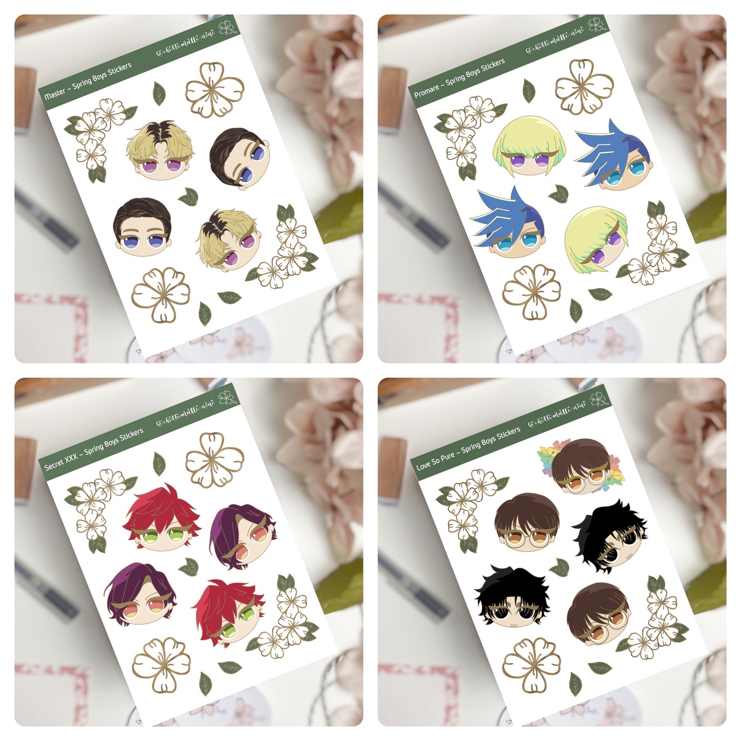 Spring Boys Sticker Sheet