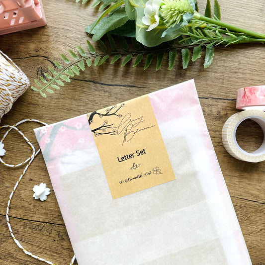 Cherry Blossoms Letter Set