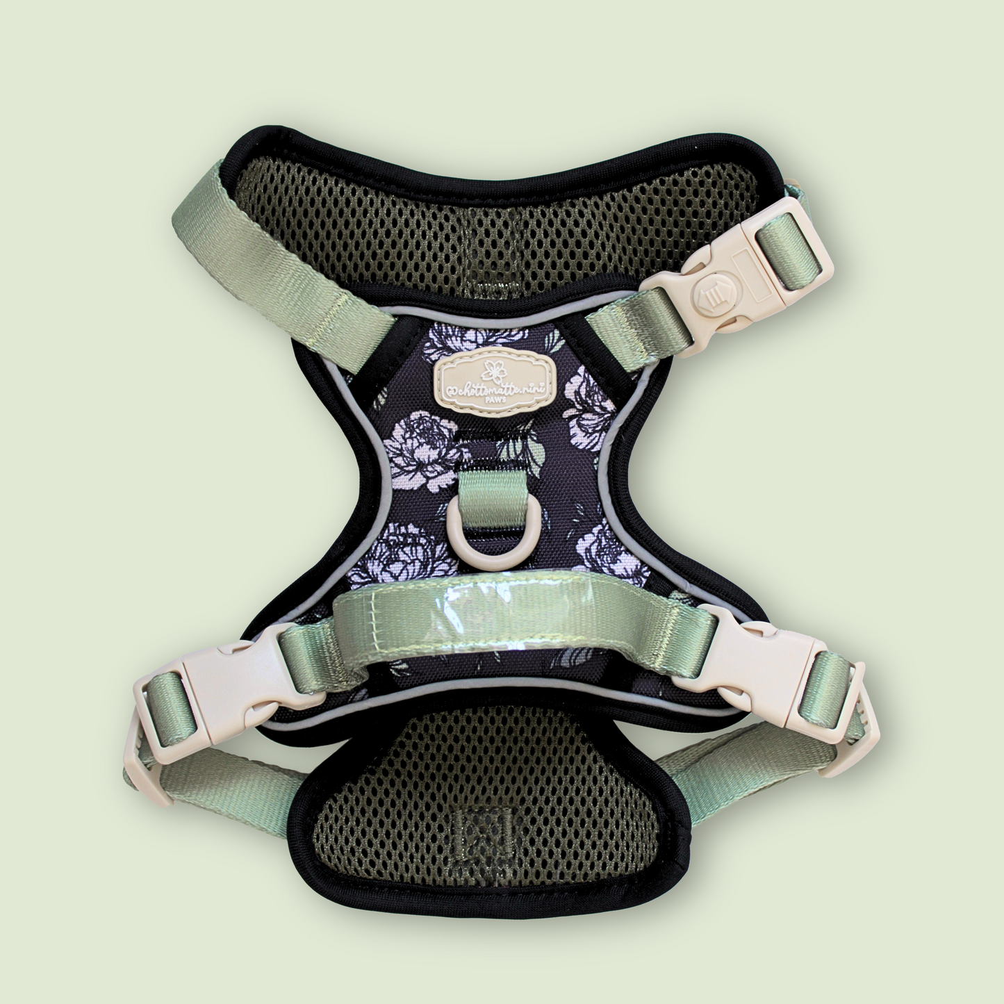 Midnight Bloom Bespoke Treks Harness