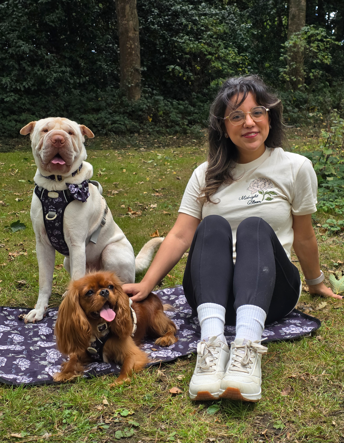 Midnight Bloom Light Settle Mat