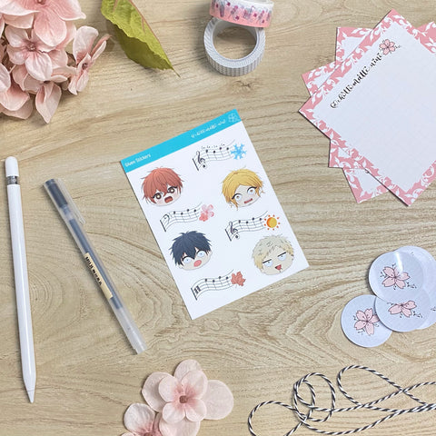 Given Sticker Sheet