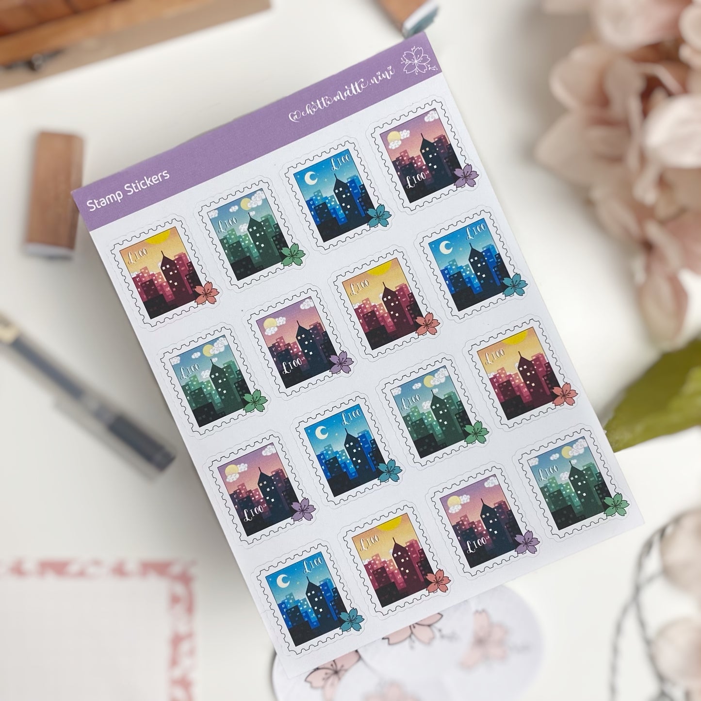 Stamps Sticker Sheet