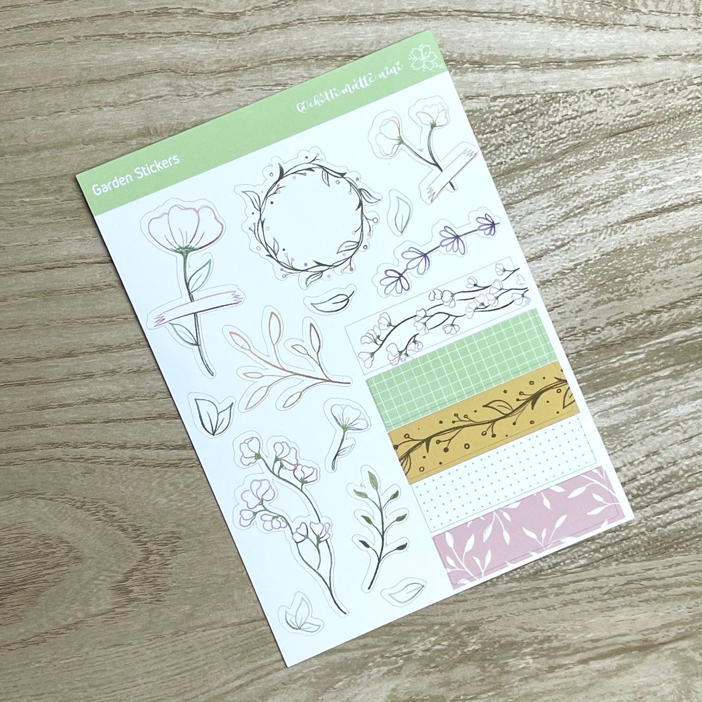 Garden Sticker Sheet